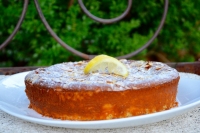 Gâteau italien à la ricotta au citron et aux amandes