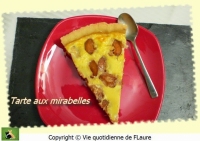 Tarte aux mirabelles Vie quotidienne de FLaure