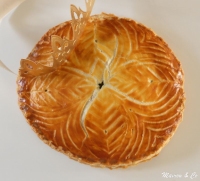 Galette des rois aux pinards et au saumon fum