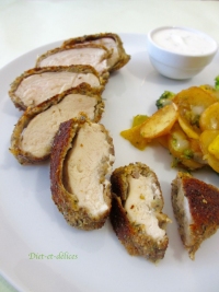 Filets de poulet pans en crote d  herbes