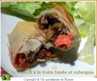 Brick au saumon et aubergine Vie quotidienne de FLaure