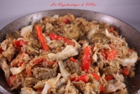 Green fig and saltfish