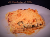 Lasagnes courgettes poivron chvre et chorizo