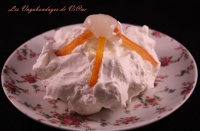 Pavlovas  la gele d  orange et aux litchis caramliss