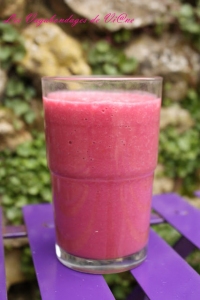 Smoothie betterave litchi banane