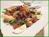 Salade aux gsiers confits et pommes de terre
