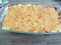 gratin de chou fleur aux lardons