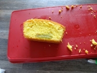 cake pâte d  amande et fleur d  oranger