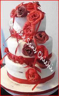 Gâteau thème amour passion