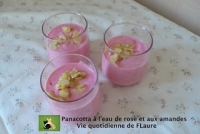 Panacotta A L  Eau De Rose Et Aux Amandes Vie quotidienne de FLaure