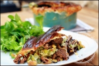Pot Pie  la viande hache brousse et poireaux