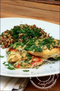 Poulet sauce crmeuse aux herbes