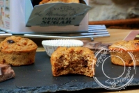 Muffins aux noisettes poire et ppites de chocolat sans beurre
