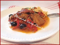 Filet mignon de porc au chorizo et poivron rouge