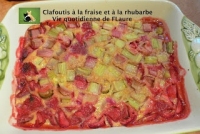 Clafoutis  la fraise et  la rhubarbe Vie quotidienne de FLaure