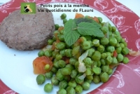 Petits pois  la menthe Vie quotidienne de FLaure