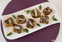Aubergines vinaigrette  l  italienne