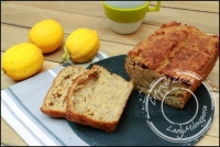 Cake au citron flocons de riz et graines de chia
