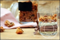 Granola aux flocons de riz noisettes coco et vanille sans gluten