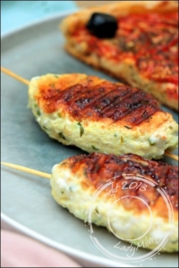 Brochettes de keftas de poulet sauce light au yaourt