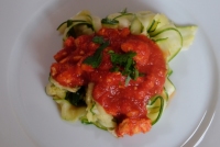 Bolognaise vgtalienne et ses tagliatelles de courgettes