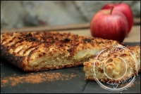 Tarte crumb leve aux pommes