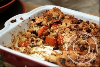 Potimarron rti et crumble aux noisettes sans gluten