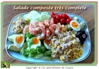 Salade compose trs complte
