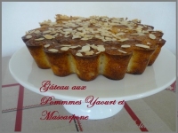 Cake aux pommes et mascarpone