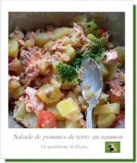 Salade de pommes de terre au saumon
