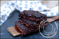 Fondant  la patate douce et chocolat sans gluten et sans lactose