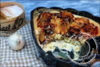 Gratin de pommes de terre au vin blanc et au Mont d  Or
