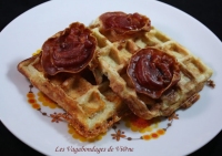 Gaufres pommes de terre maroilles pancetta