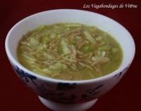 Potage poireau panais curry