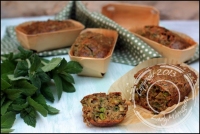 Cake vert aux lgumes et aux olives