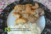 Poulet cidre et pommes