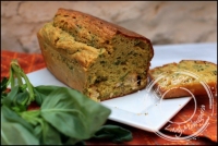 Cake au poulet curry et chvre frais