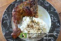 Poulet  la moutarde comme un tandoori