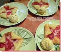 Feuillet aux fraises