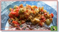 La caponata cuisine Sicilienne