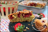 Moelleux aux fraises et pignons torrfis