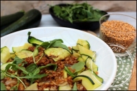 Risotto d peautre aux courgettes