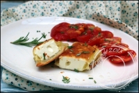 Croustillants grecs  la feta au miel