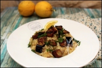 Risotto aux aubergines citron et basilic de Yotam Ottolenghi
