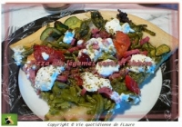 Pizza aux lgumes verts et chvre