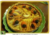 Tarte pche nectarine et abricot