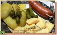 Raclette au Morbier et  la saucisse de Morteau