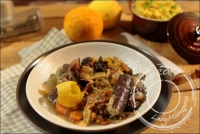 Daube de boeuf au vin rouge et aux pices