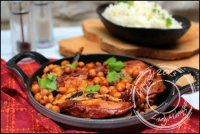 Poulet aux pois chiches et cannelle