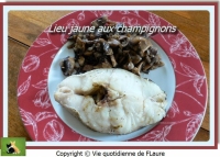 Lieu jaune aux champignons